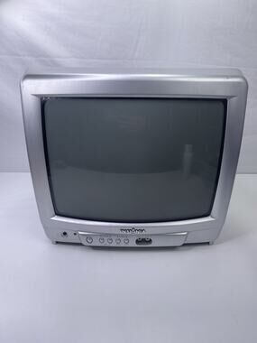 Insignia IS-TV040917 13" CRT TV Color Television Vintage Retro Gaming Tested